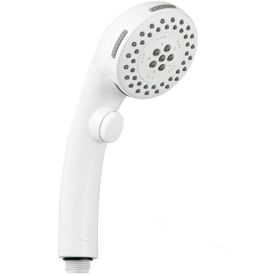 HOLISTIC　CURE　SHOWERHEAD Plastic Showerhead Handheld White, Biveah 5 Spray Modes High